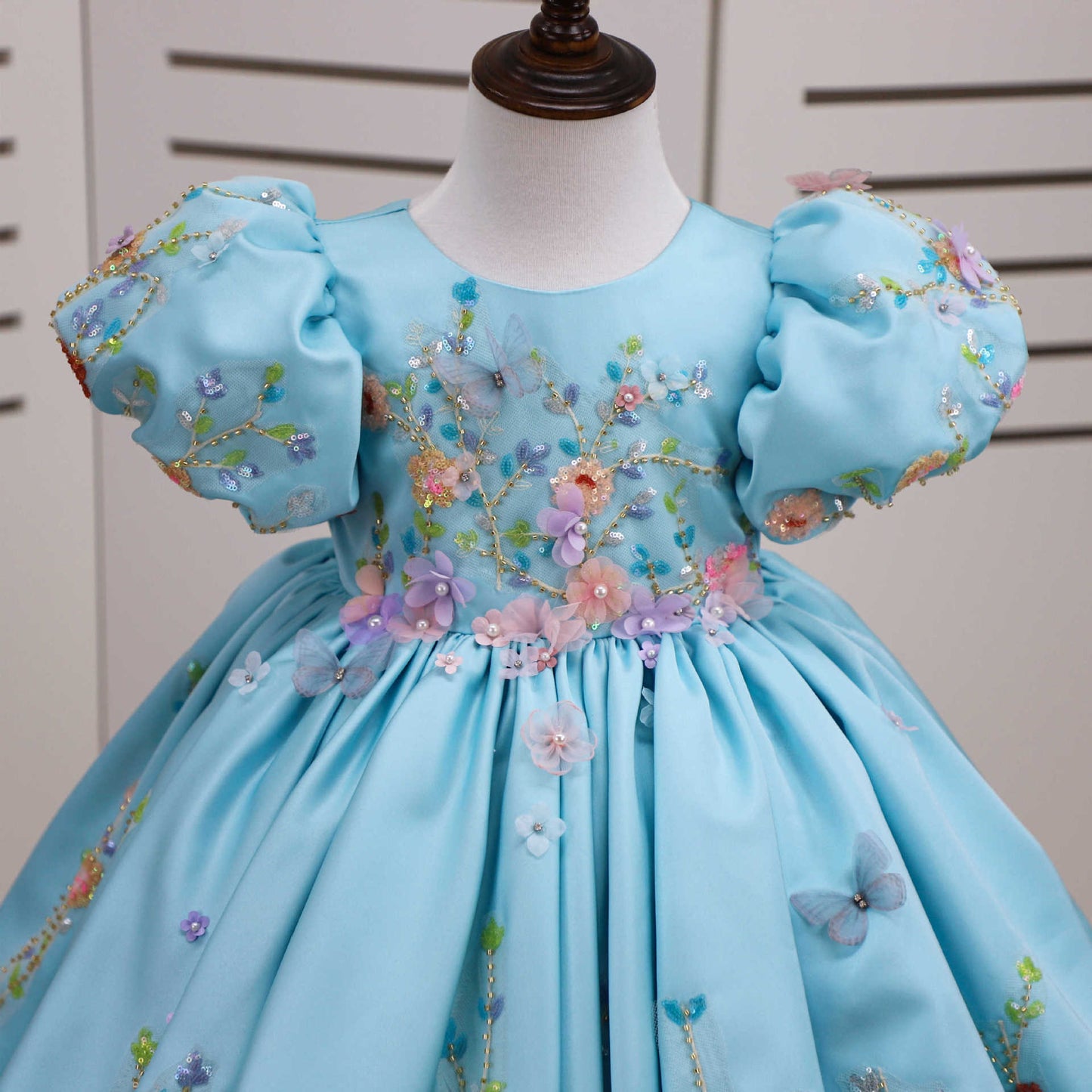 Enchanted Blossom Princess Girls Luxe Dress W6080