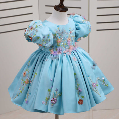 Enchanted Blossom Princess Girls Luxe Dress W6080