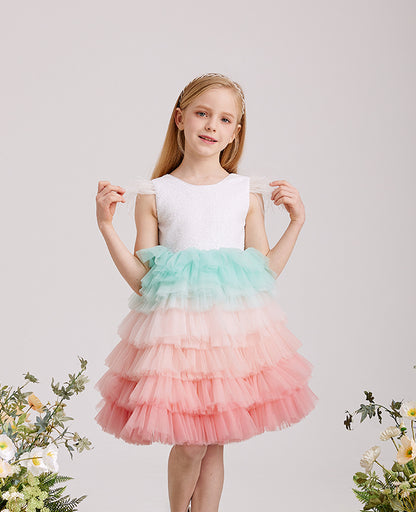 Ceremony Girl Dress Q077-1