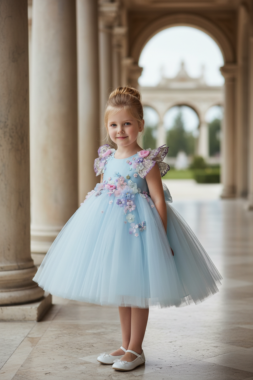 Baby Girl Dress W6003