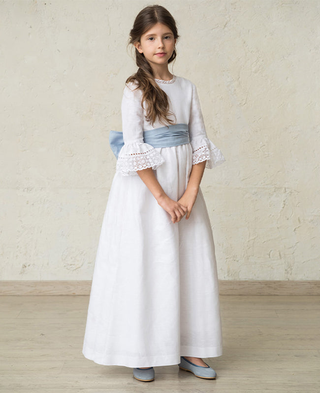 Long Sleeve Communion Dress Yalindars Long Sleeve Communion Dress Yalindars