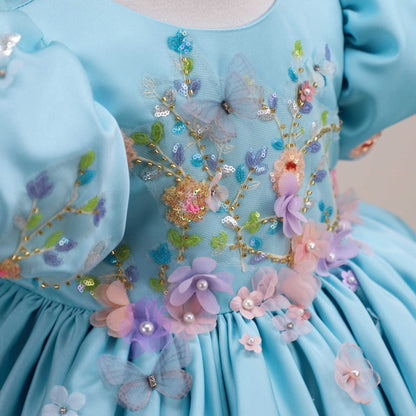 Enchanted Blossom Princess Girls Luxe Dress W6080